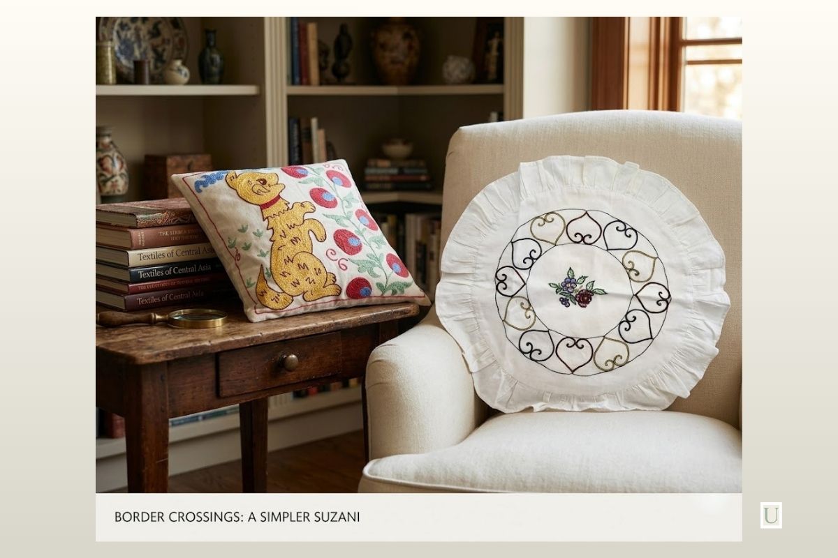 Border Crossings: A Simpler Suzani from My Collection